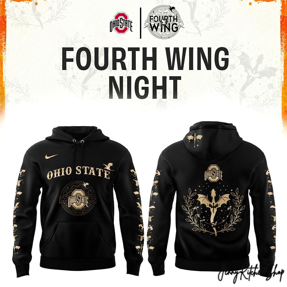 Ohio State Buckeyes Fourth Wings Night 2026 Limited Hoodie