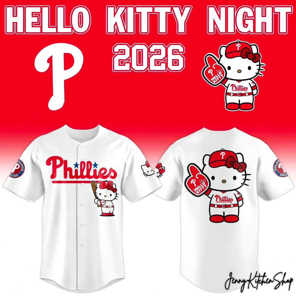 Philadelphia Phillies Hello Kitty Night 2026 Baseball Jersey