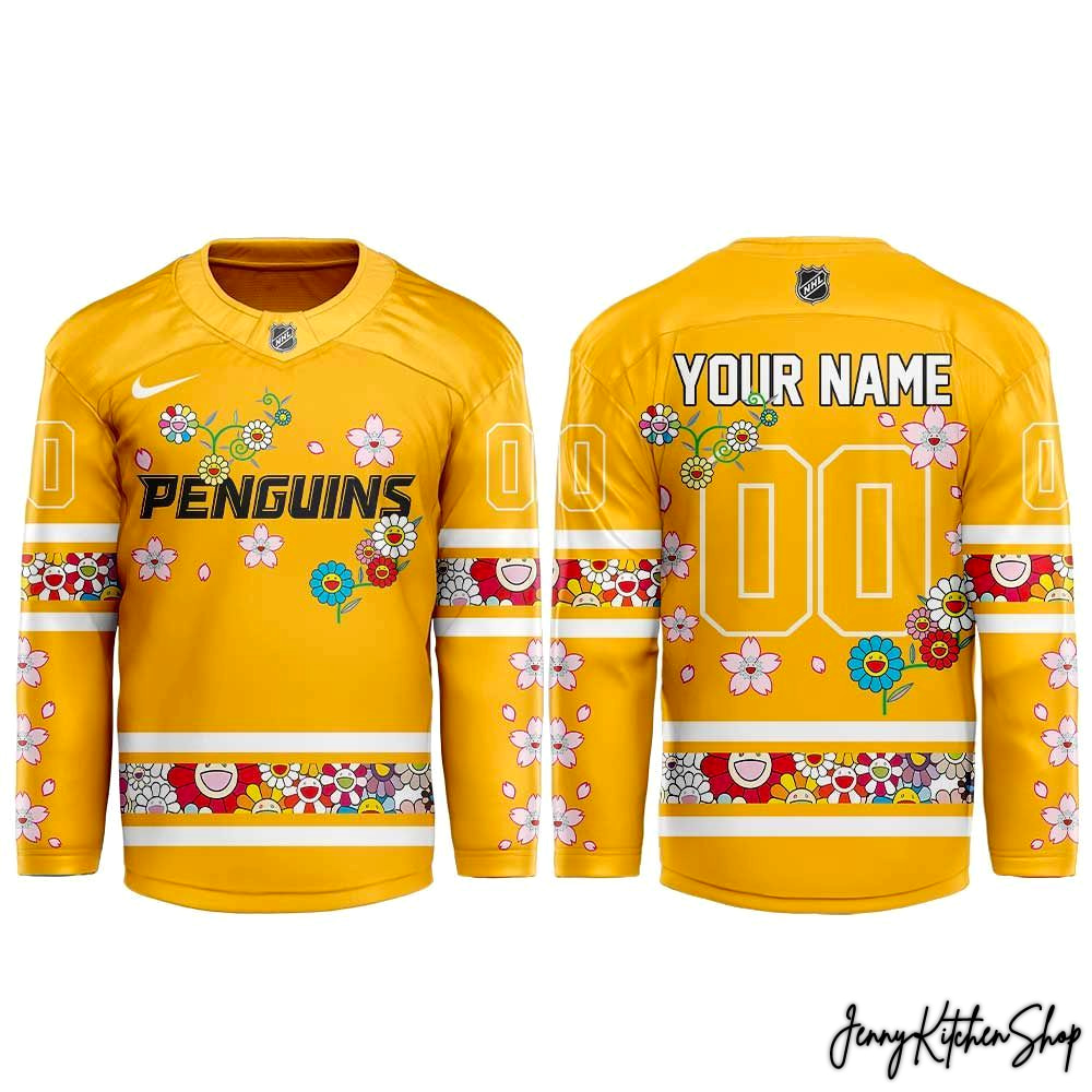 Pittsburgh Penguins Takashi Murakami Hockey Jersey
