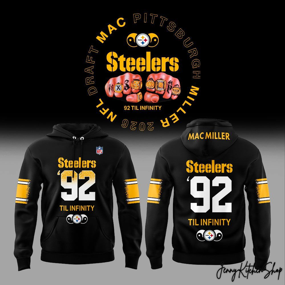 Pittsburgh Steelers x Mac Miller Collection 2026 Limited Hoodie