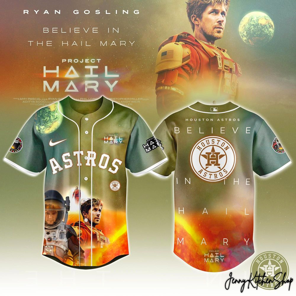 Ryan Gosling x Houston Texas Project Hail Mary 2026 Jersey