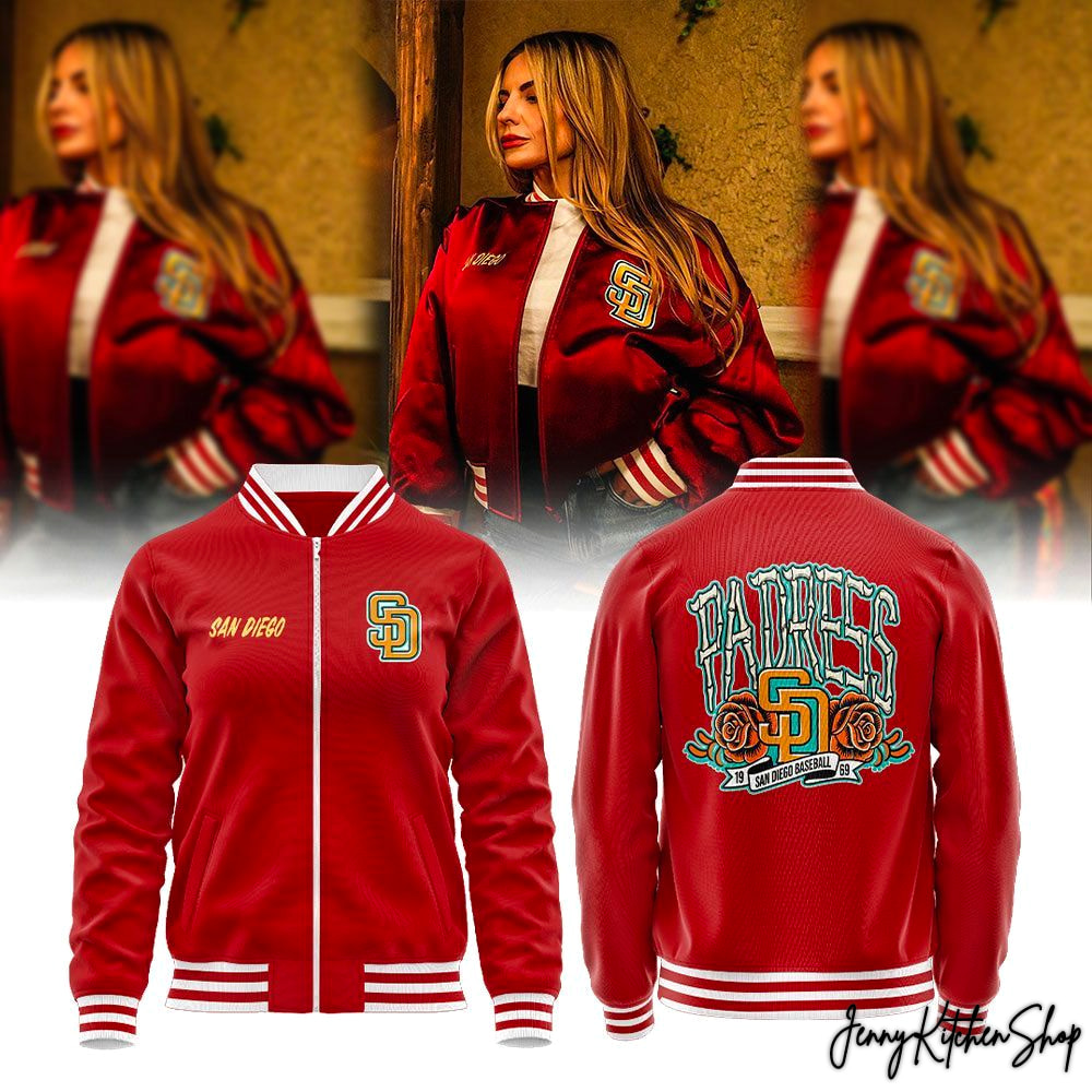 San Diego Padres Every Detail Carries A Story La Catrina 2026 Red Jacket