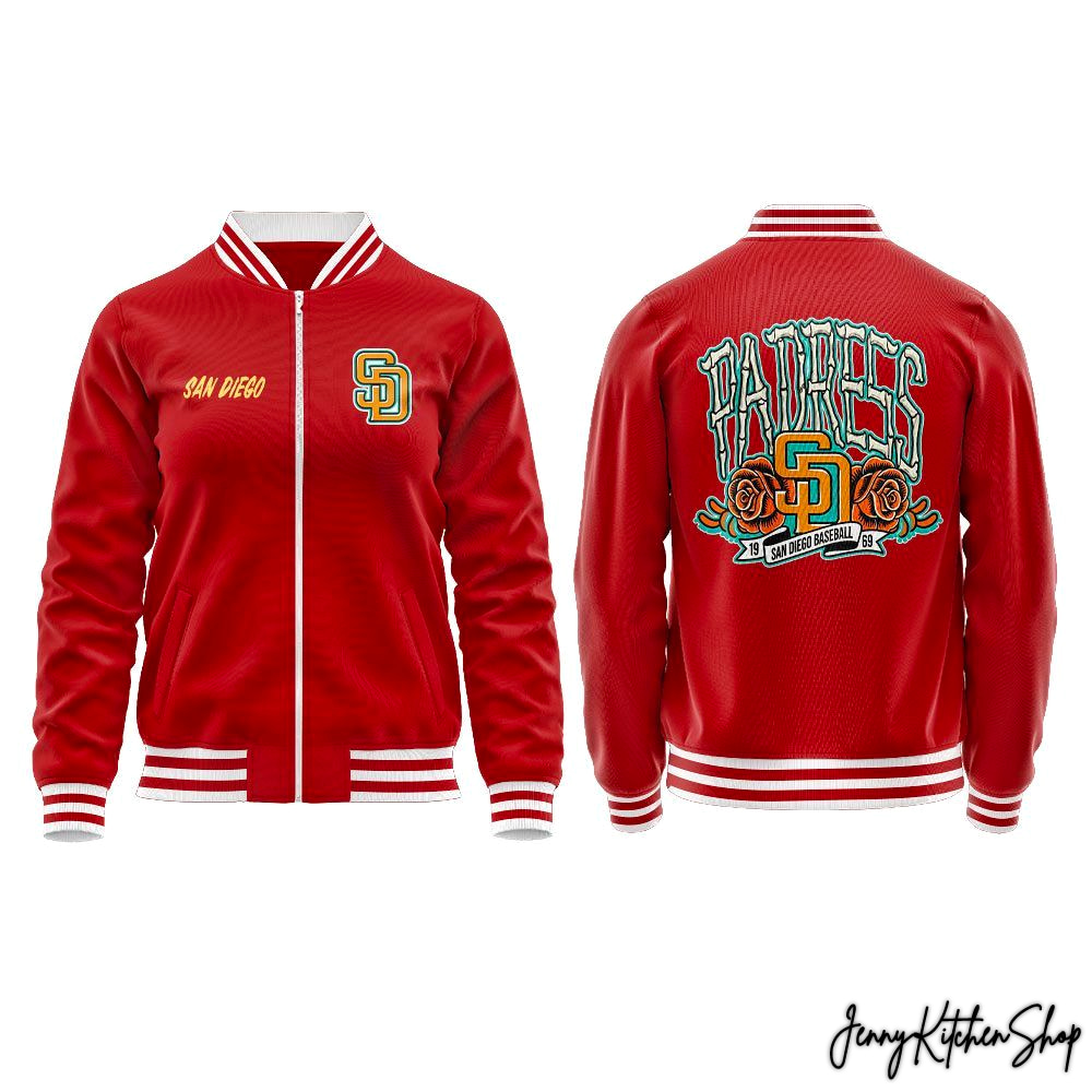 San Diego Padres Every Detail Carries A Story La Catrina 2026 Red Jacket