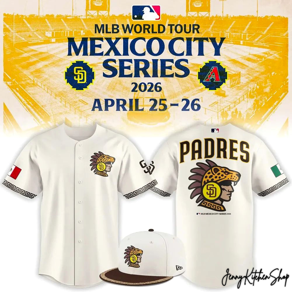 San Diego Padres MLB Mexico City Series 2026 Jersey