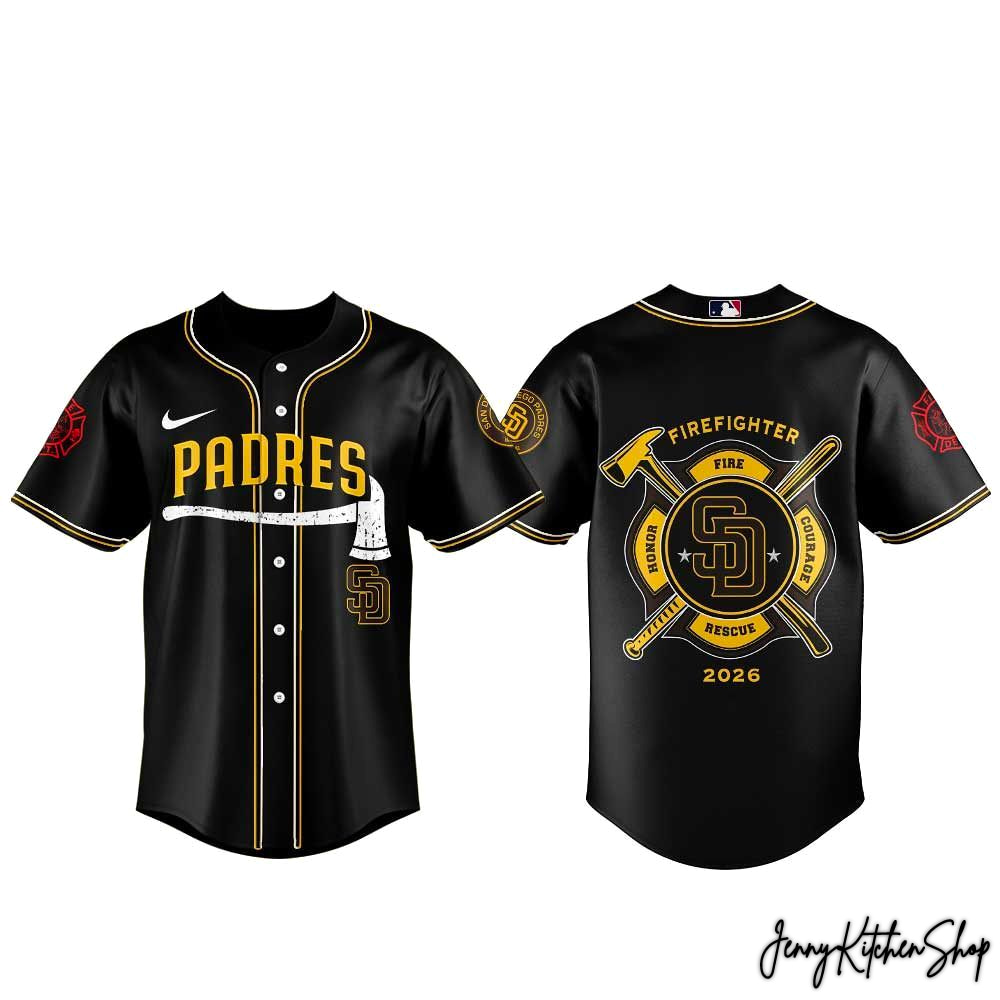 San Diego Padres National Firefighter Appreciation 2026 Jersey