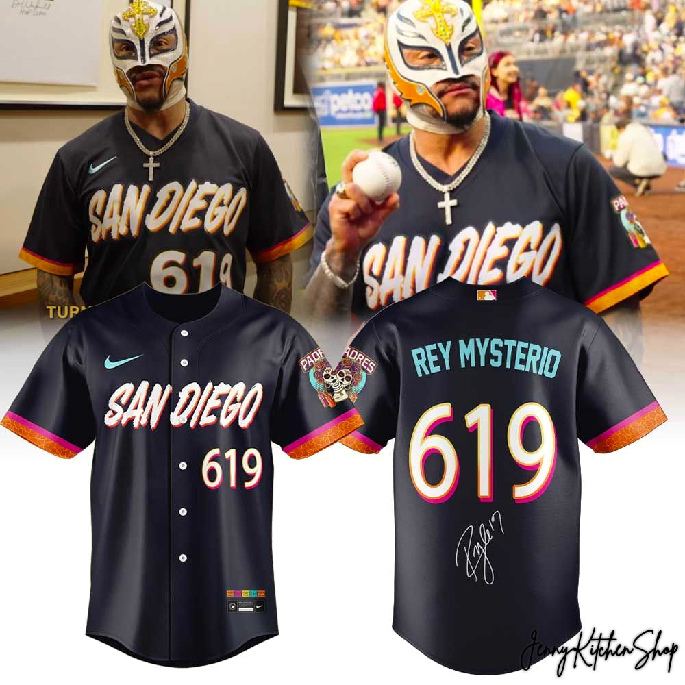 San Diego Padres x Rey Mysterio 619 Limited Baseball Jersey