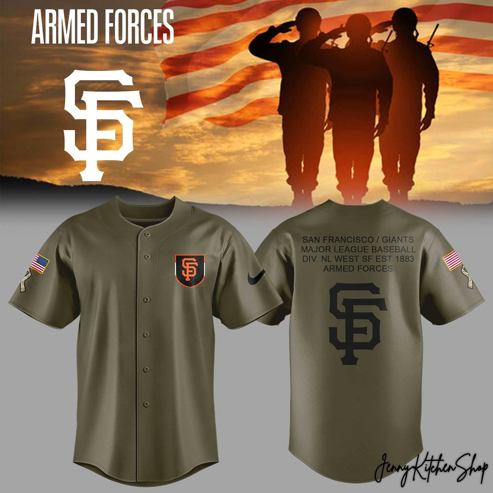 San Francisco Giants Armed Forces Weekend 2026 Jersey San Francisco Giants Armed Forces Weekend 2026 Jersey
