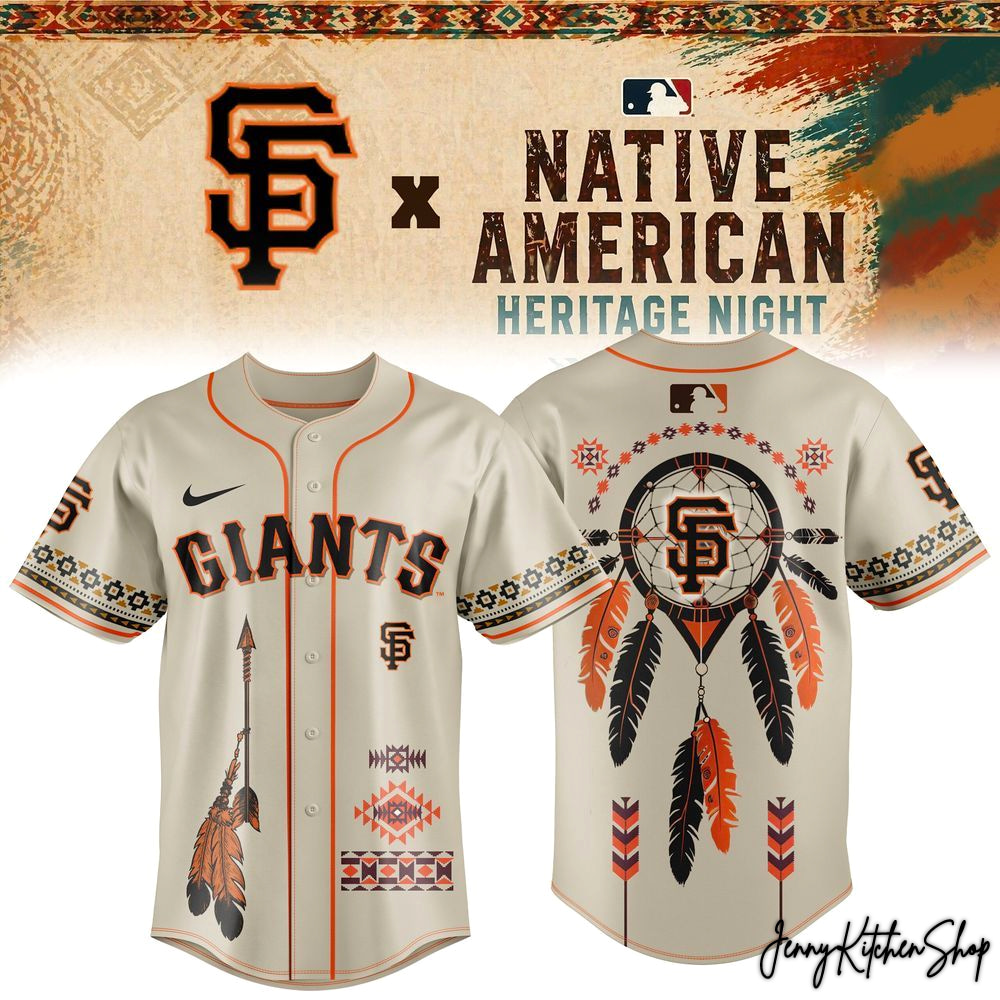 San Francisco Giants Native American Heritage 2026 Night Jersey