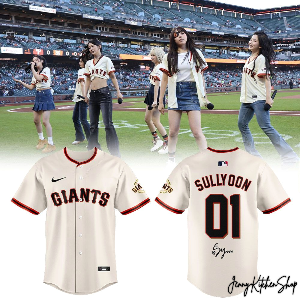 San Francisco Giants x NMIXX Oracle Park 2026 Special Baseball Jersey
