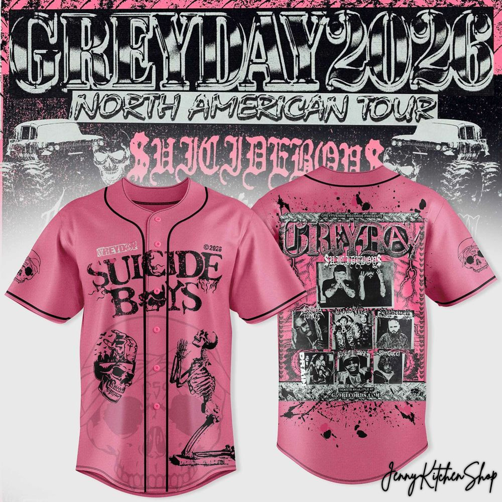Suicideboys Grey Day 2026 North American Tour 2026 Jersey