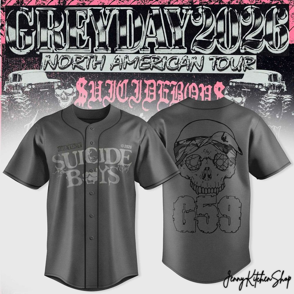 Suicideboys Grey Day 2026 North American Tour 2026 Jersey