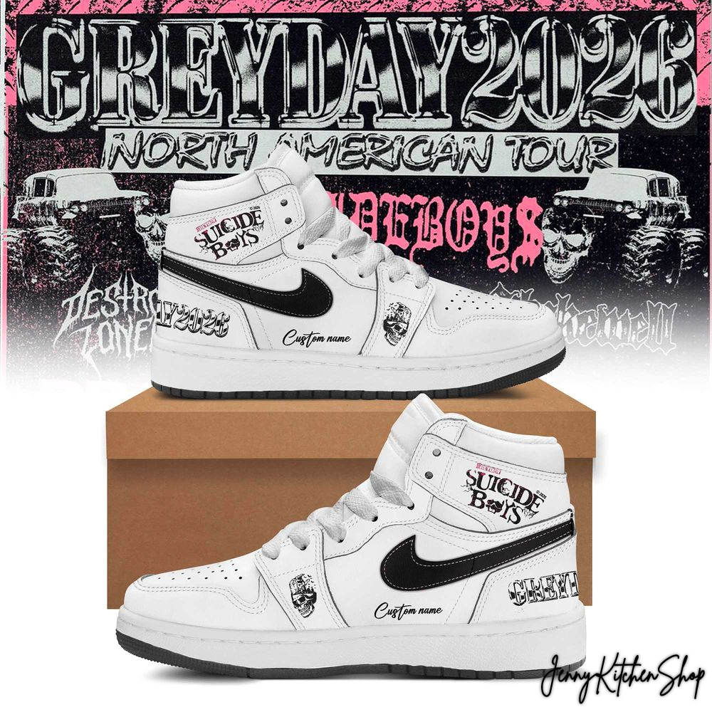 Suicideboys Grey Day 2026 Tour Merch Special Shoes