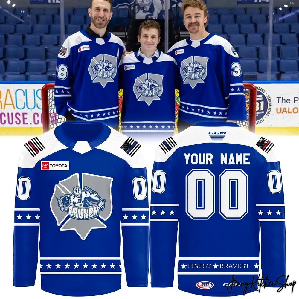 Syracuse Crunch First Responders Night 2026 Jersey