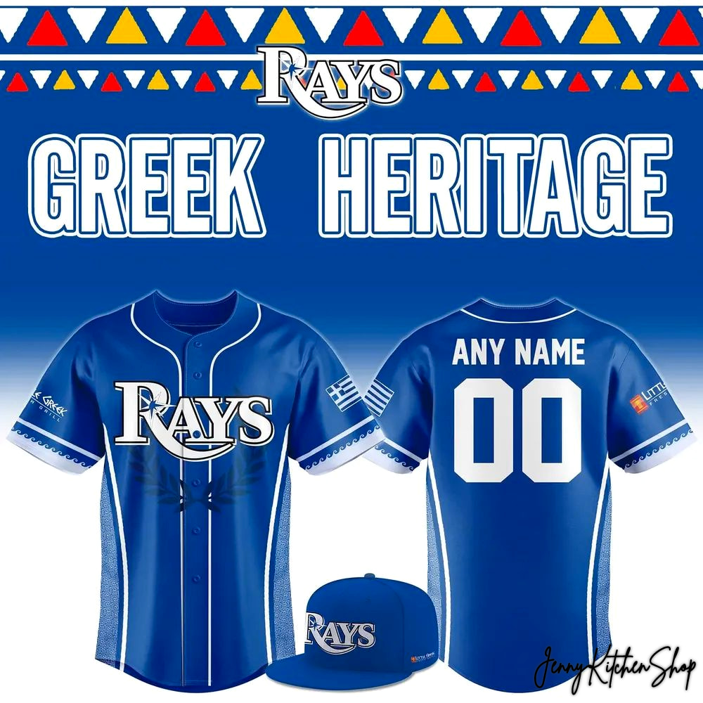 Jersey Sun Rays Tampa Bay Rays Greek Heritage Night 2026 Jersey