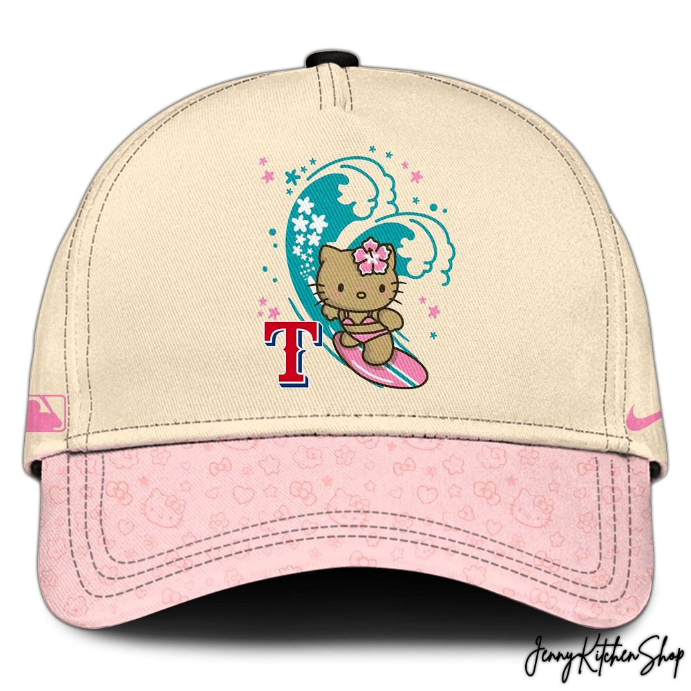 Texas Rangers Hello Kitty Surfing Kawaii Summer 2026 Jersey