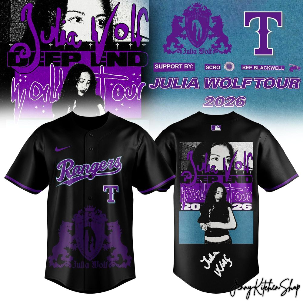 Texas Rangers x Julia Wolf Tour 2026 Jersey