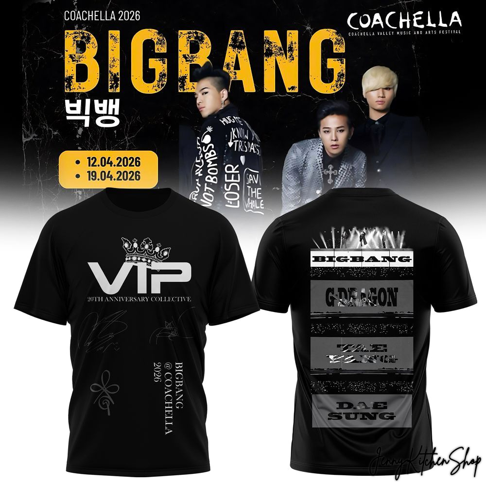The Kings BIGBANG Return Coachella 2026 Limited T-shirt