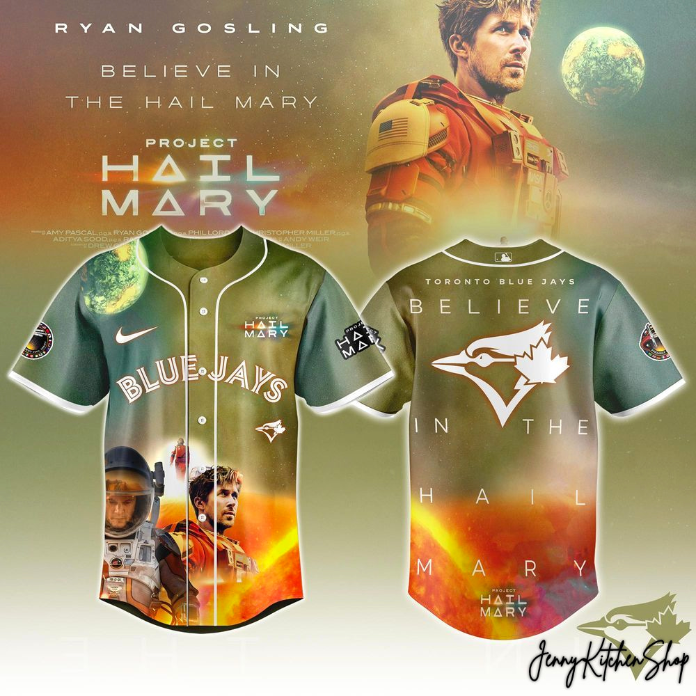 Toronto Blue Jays Ryan Gosling Project Hail Mary 2026 Jersey
