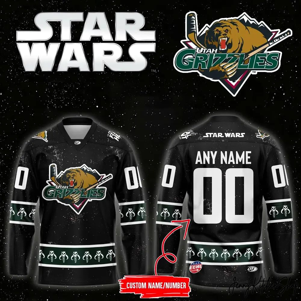 Utah Grizzlies Star Wars Night 2026 Hockey Jersey Utah Grizzlies Star Wars Night 2026 Hockey Jersey