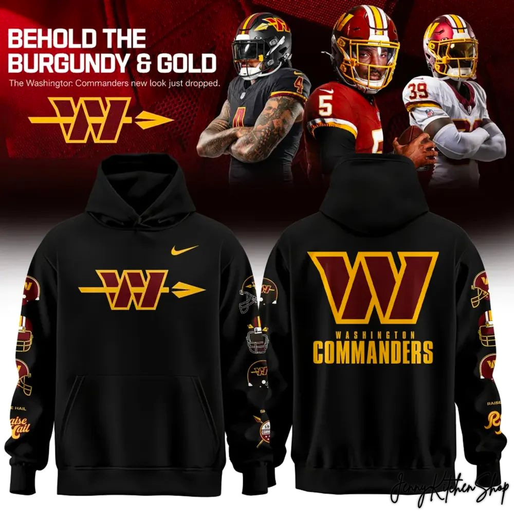 Washington Commanders Black Franchise Focus Club Hoodie