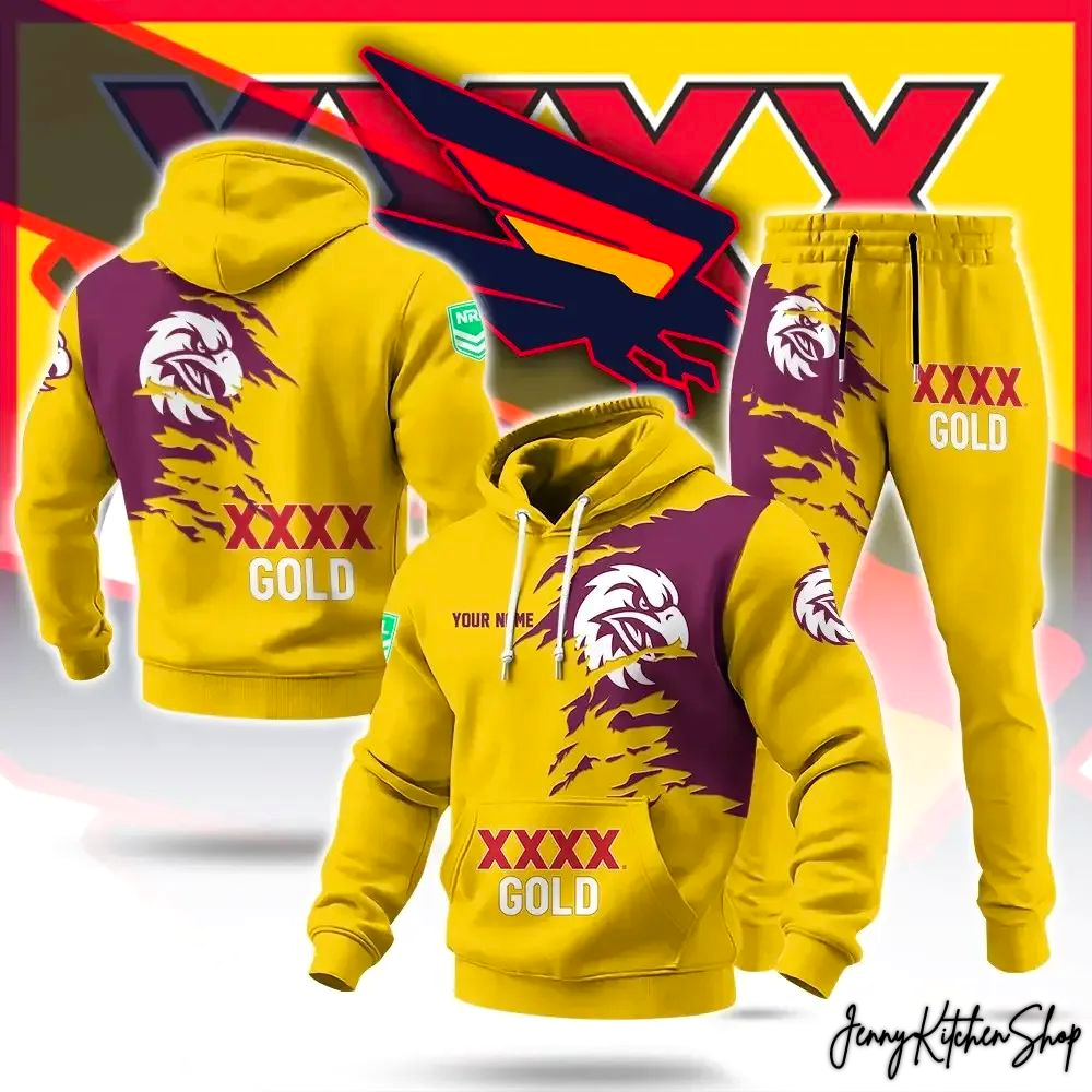 Manly Sea Eagles x XXXX Gold Beer Collection Hoodie Jogger